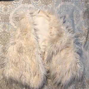 faux fur vest